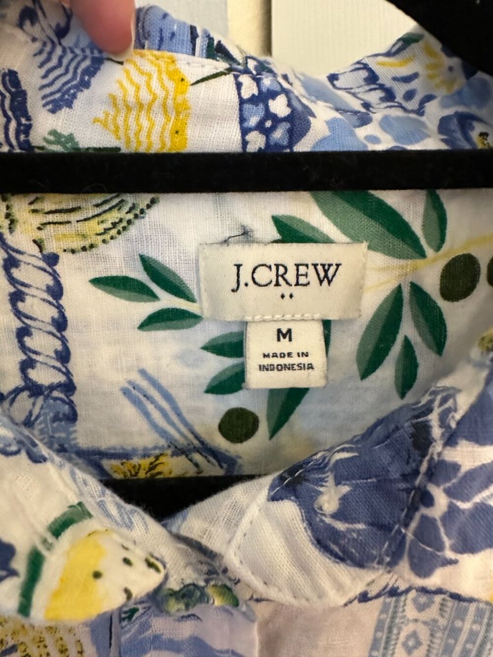 J. Crew Factory Linen-blend button-up shirt M - Picture 3 of 3